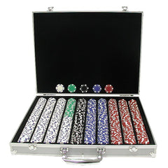 1000 NEVADA JACKS CERAMIC Chips in ALUM Case: 1000 NEVADA JACKS CERAMIC Chips in ALUM Case